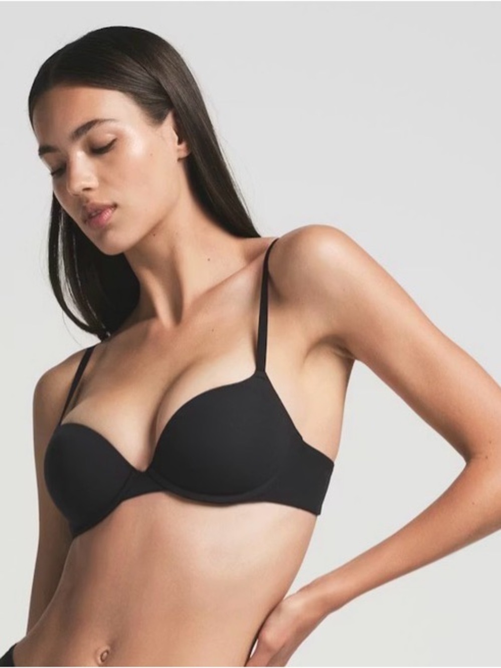 SKIMS Fits Everybody PushUp Bra- Black Onyx